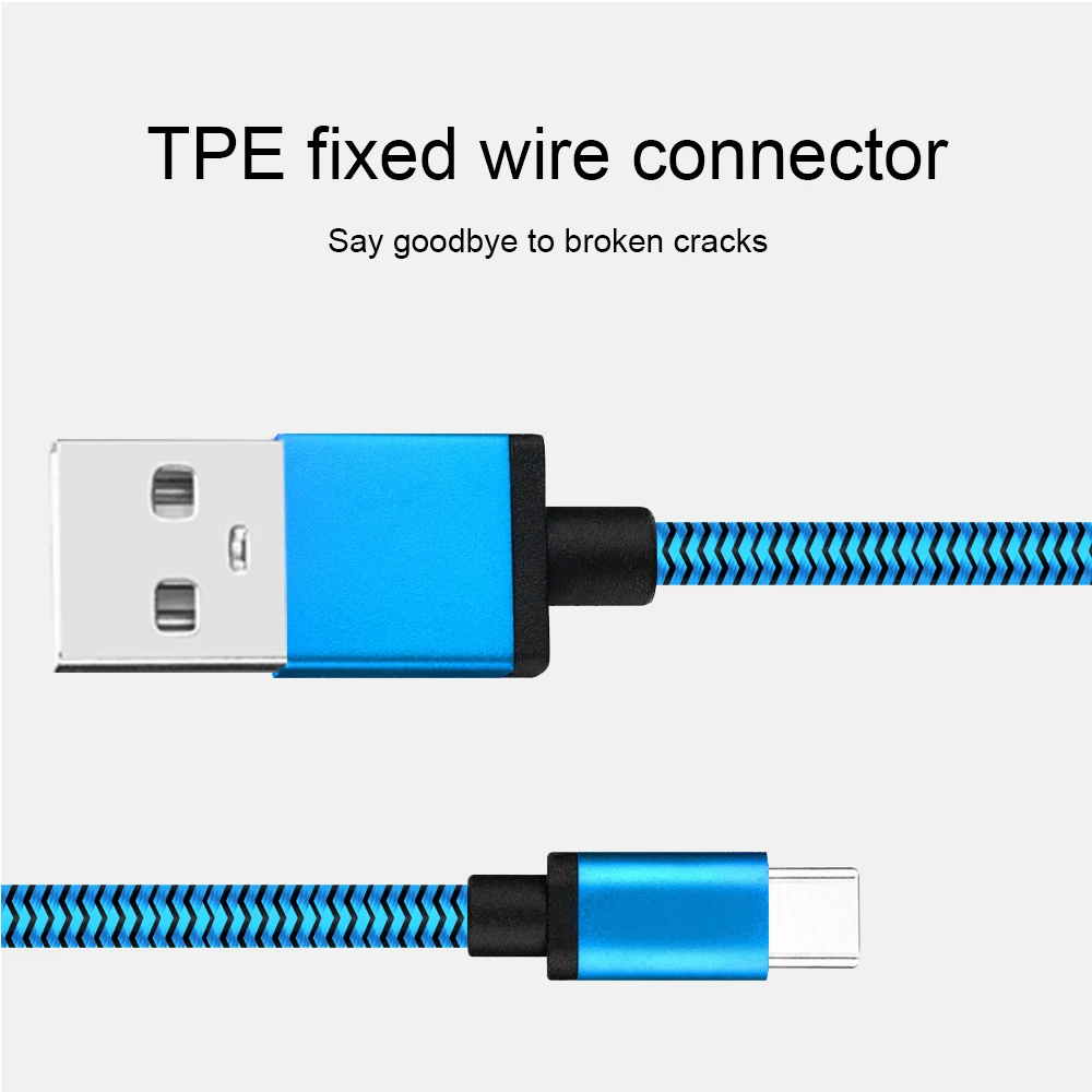 

AAA+ Quality USB Type C Cable Fast Charging Data Cord usb-c Charger For Galaxy S10 S9 S8 Type-c Cable for Xiaomi Redmi Note 7 8