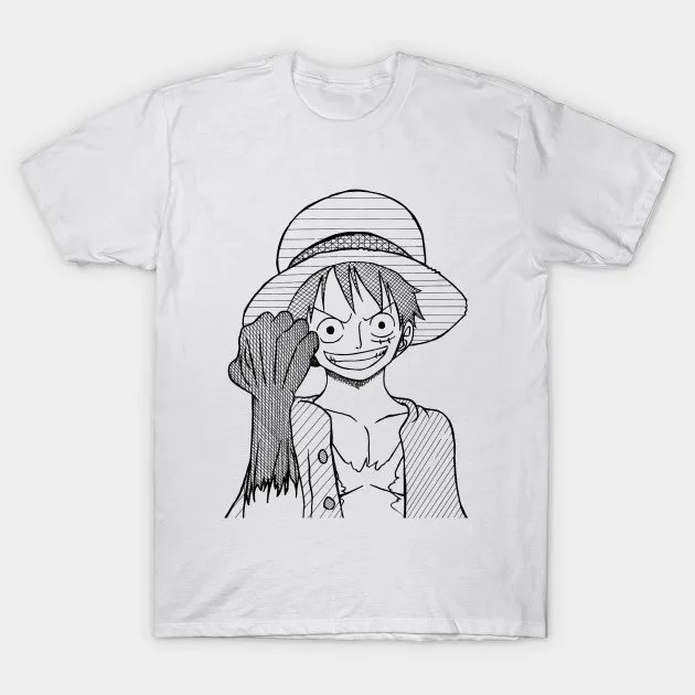 Мужская футболка Strawhat Luffy Lineart женская |