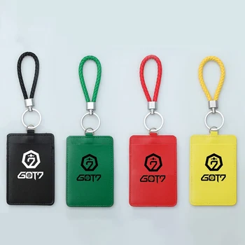 

Kpop PU Card Holder GOT7 Cartoon BUS Card Holder Case Cover Office Supplies Students Gifts