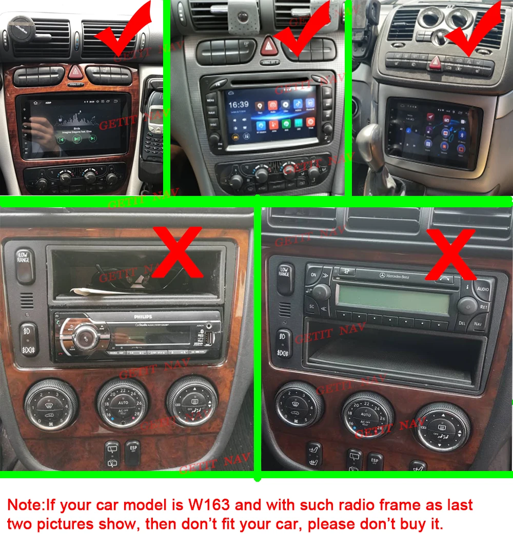 Android 10 стерео радио dvd-плеер для Mercedes Benz/W209/W203/M/ML/W163/Viano/W639/Vito gps Навигация BT wifi Carplay