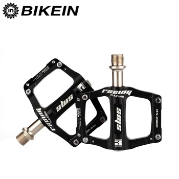 

BIKEIN Cycling Ultralight 3 Bearing CNC Aluminum BMX Pedal MTB Bicycle 9/16 Inch Anti-Slip Flat Pedals Mountain Bike Accessories