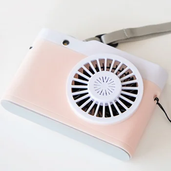 

Mini fan Portable USB Charging Camera Fan Neck Pendant Small Fan With Flashlight Function Small Desktop Fan