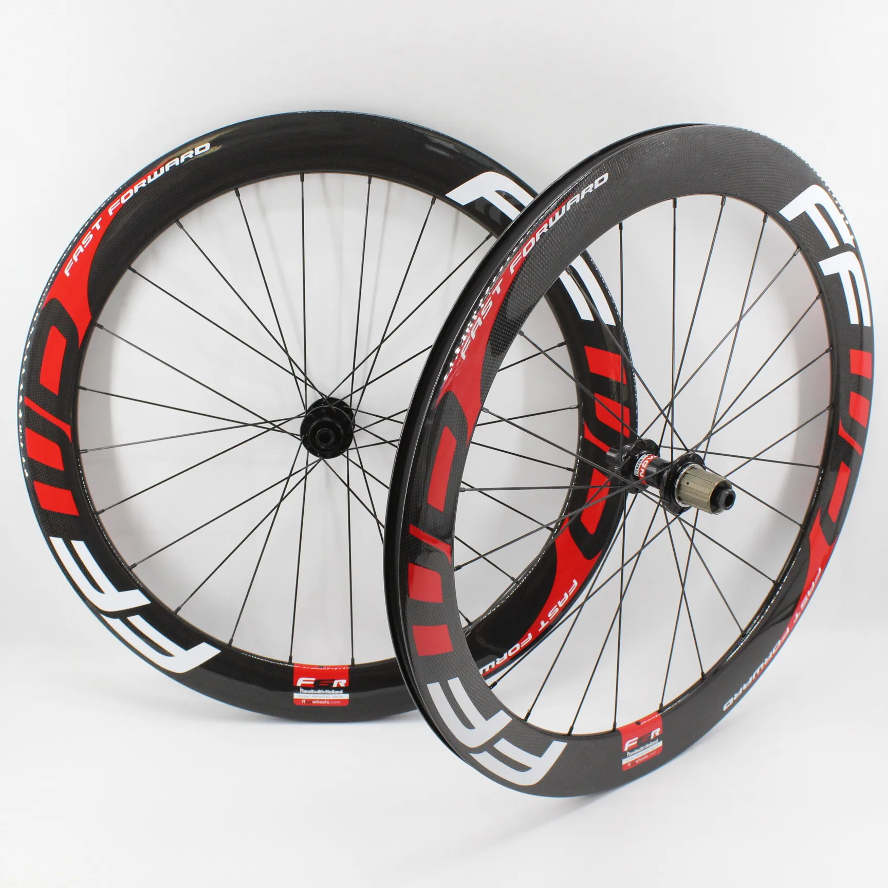 New 700C Road bike full carbon fibre bicycle wheelset carbon tubular