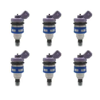 

6x Fuel Injector For Nissan 300ZX Twin Turbo 90-94 16600-40P07 16618-10V00 16618-10V05 30.L V6
