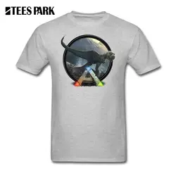 Футболки Ark Survival развивающая дизайнерская тенниска Мужская свободная посадка футболки с коротким рукавом популярные мужские футболки