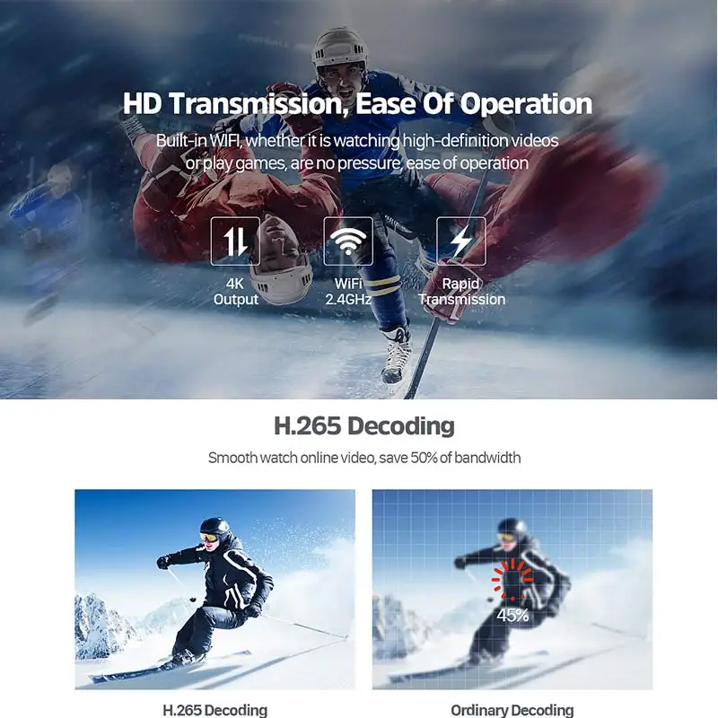 QHDTV IPTV TV Box Subscription Android 8.1 Q1304 4K IPTV Code 1 Year IPTV France Belgium Dutch Arabic Tunisia Algeria IP TV Box