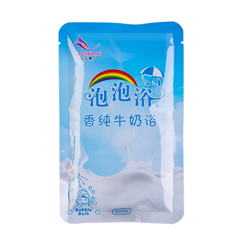 Milk Bubble Bath Liquid 80g Moisturizing Whitening Nourshing Body Wash YUF99