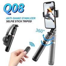 Roreta Bluetooth Shutter Hand Gimbal Stabilisator Handy Selfie Stick Einstellbar Drahtlose Selfie Stand Für iPhone Huawei