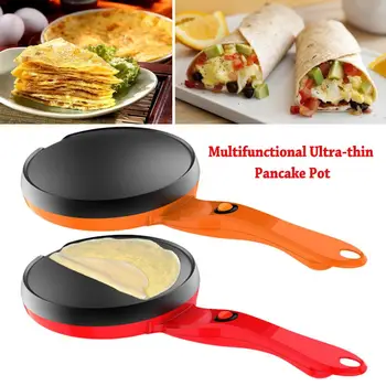 

Household Baking Pan Non-Stick Crepe Maker Pan Electric Pancake Cake Machine Frying Griddle Kitchen Baking Pan 220V 600W