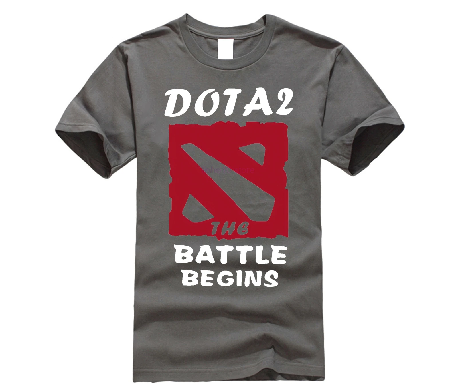  21kinds dota 2 print Men t shirt Nevermore Pandaren Brewmaster battle begins cotton DOTA2 causal te