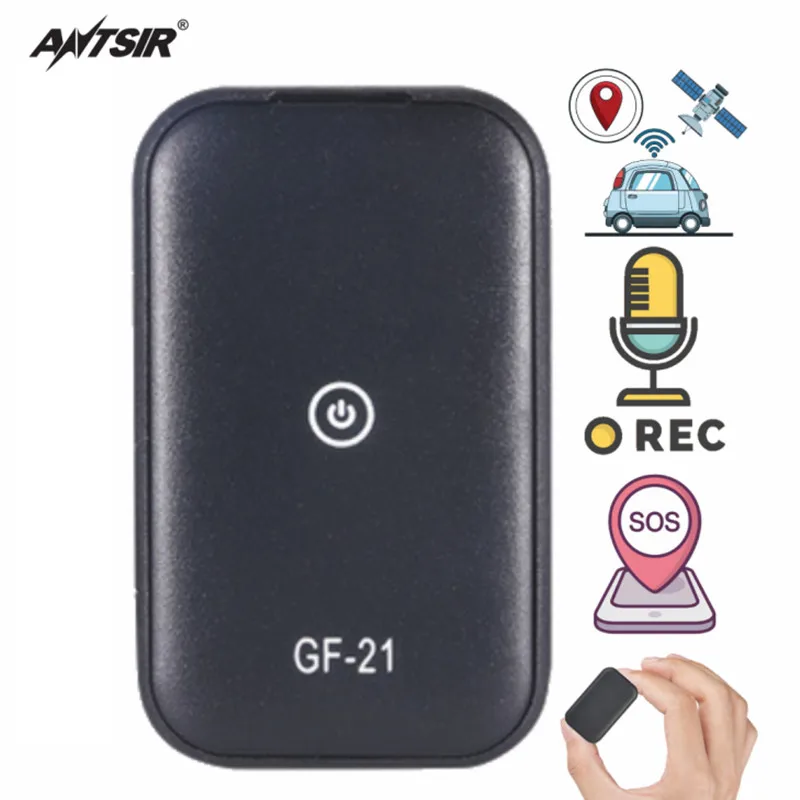 GF-21 Mini GPS Tracker Voice Activated Recorder Audio Recording Device WiFi/GSM 