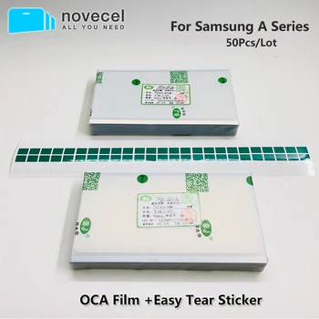 

50pcs/ Lot OCA Film Glue SJ OCA Adhesive Stickers for Samsung A51 A71 125um Screen Glass Laminate