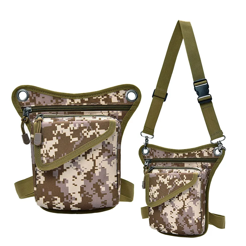 Camouflage B Мужская нейлоновая поясная сумка, новинка, мотоциклетная поясная сумка, военная поясная сумка, набедренный карман, мужские сумки на плечо - Цвет: Camouflage B