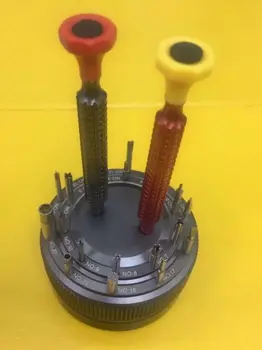 

Assortment of Stainless Steel Watch Screwdriver Set with 20 Different Tips for Watch Repair