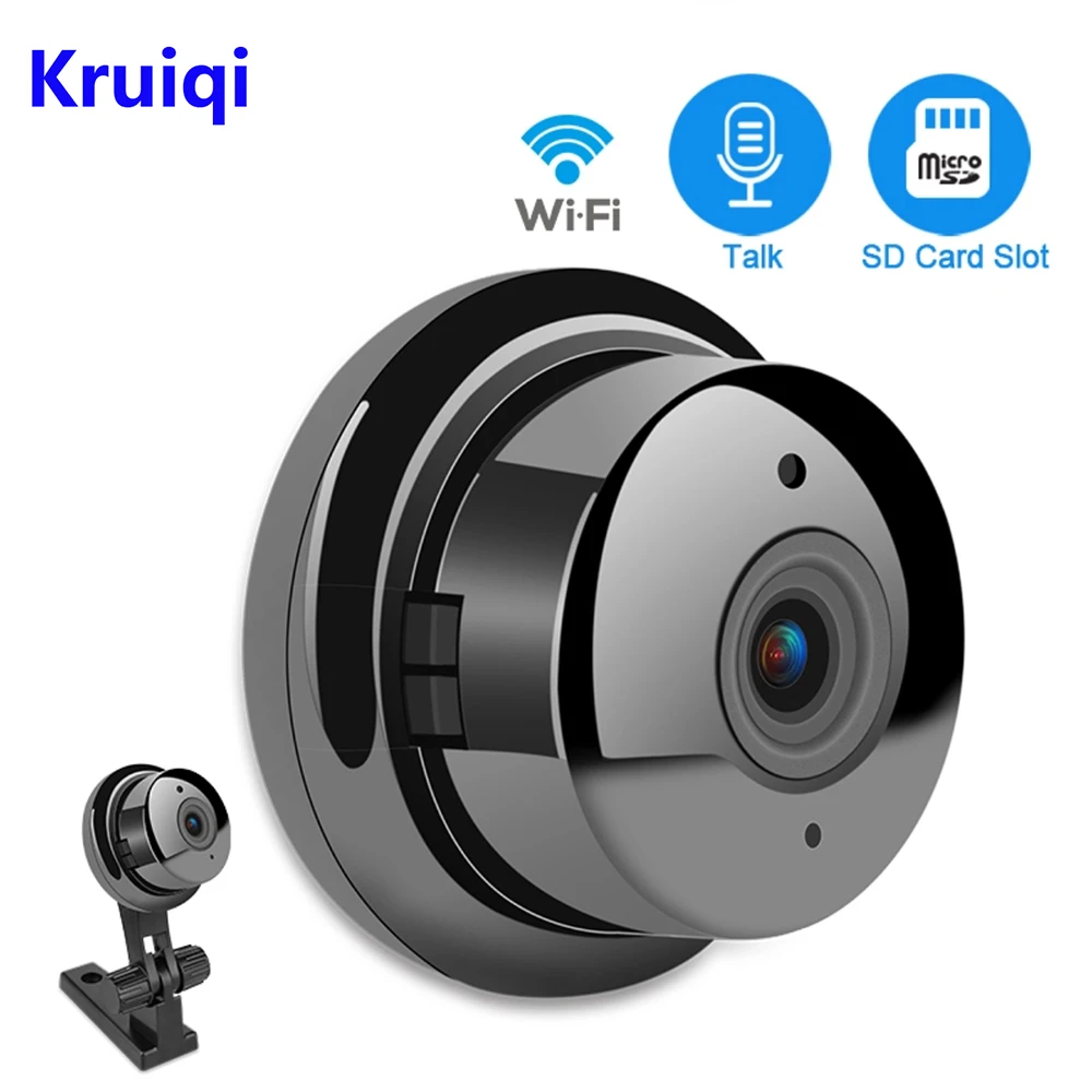 Najtaniej Kruiqi panoramiczna kamera IP Wifi 960P super szeroki kąt bezprzewodowa kamera przemysłowa z IR Night Vision i detekcją ruchu