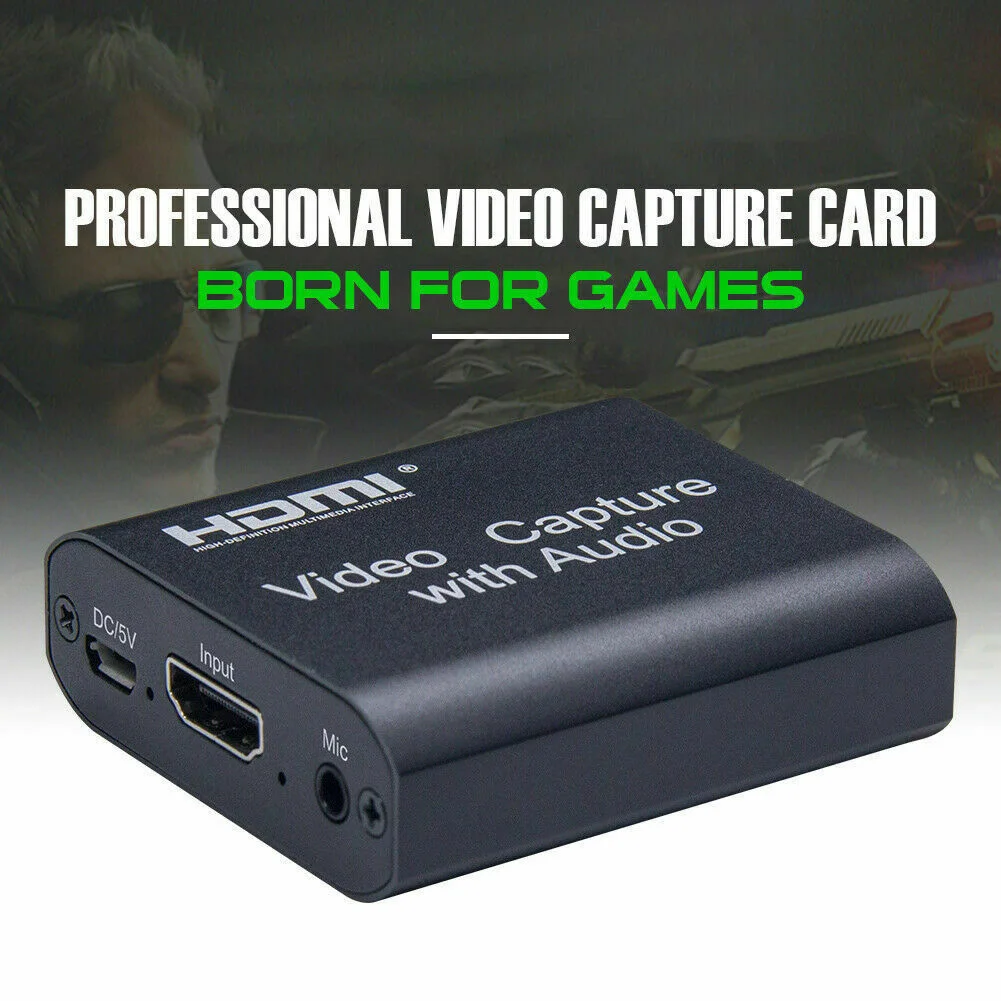 HDMI петля выход Plug And Play портативный универсальный обучающий 4K видео Запись карты