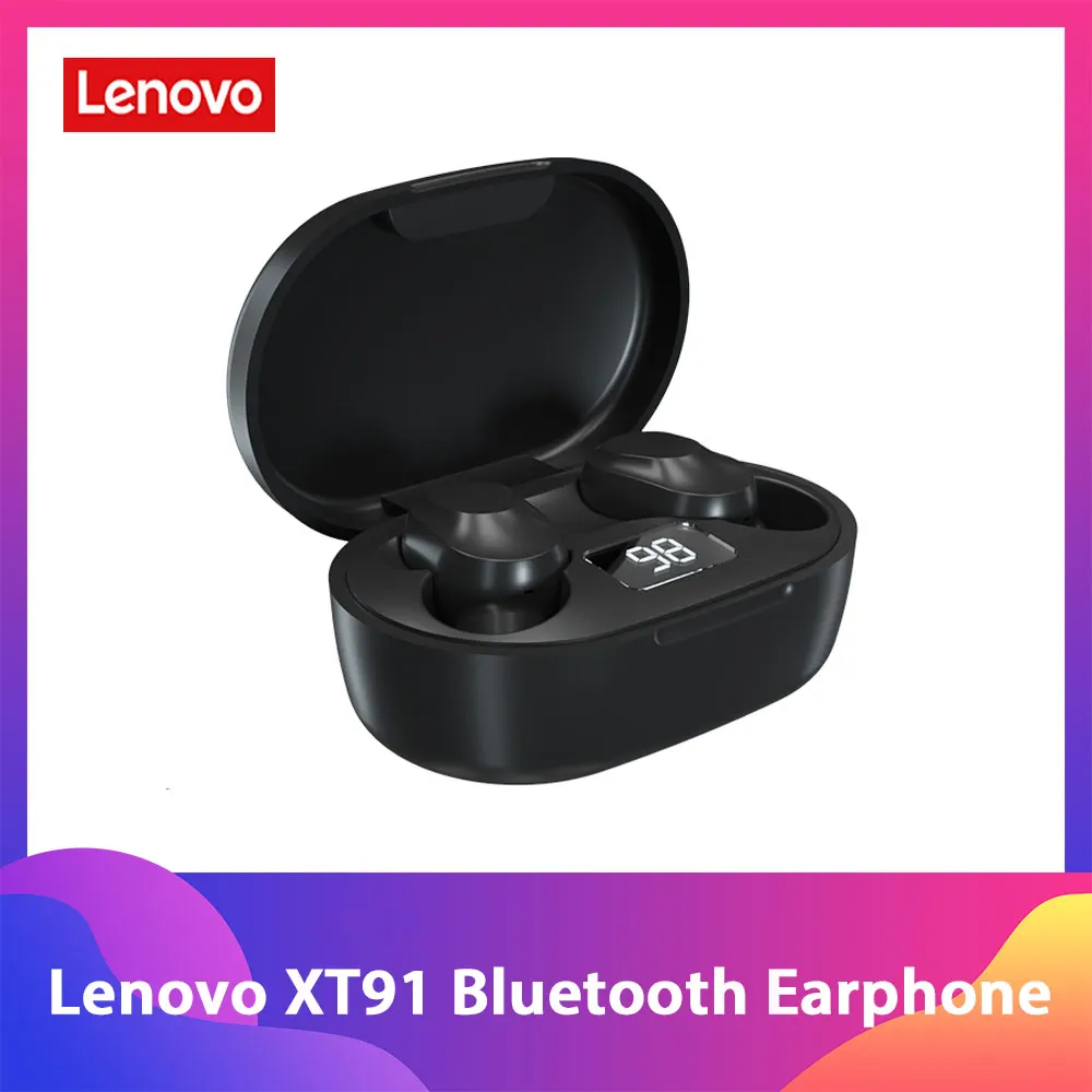 Lenovo XT91 наушники вкладыши TWS Bluetooth 5 0 глубокий бас сенсорное управление In Ear