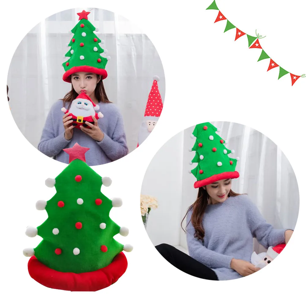 Novelty Santa Hat Cotton Christmas Tree 