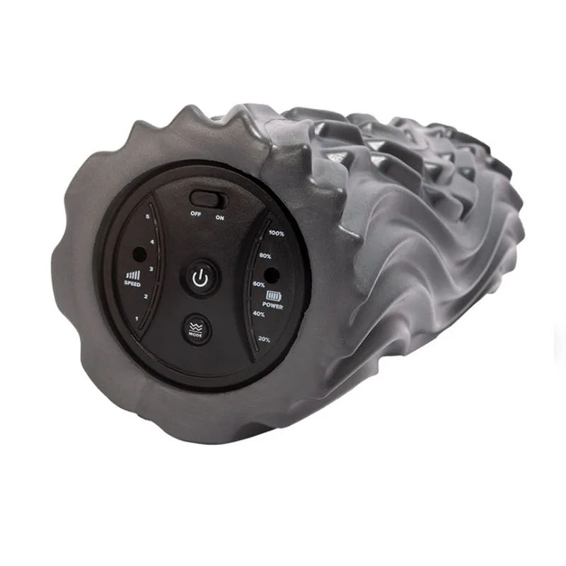 Electric yoga column high-end 5 file electric muscle relaxation stovepipe vibration massage yoga column foam shaft Electric yoga column high-end 5 file electric muscle relaxation stovepipe vibration massage yoga column foam shaft