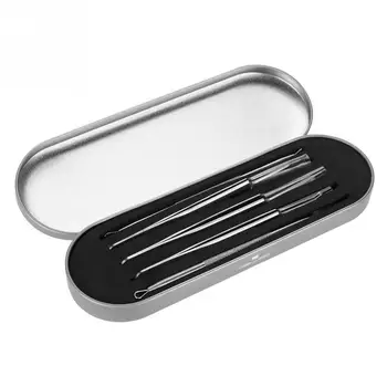 

5Pcs Stainless Steel Blackhead Pimple Removal Tool Set Double-end Comedone Extractor Skin Care FaceCleaning Tools Kit