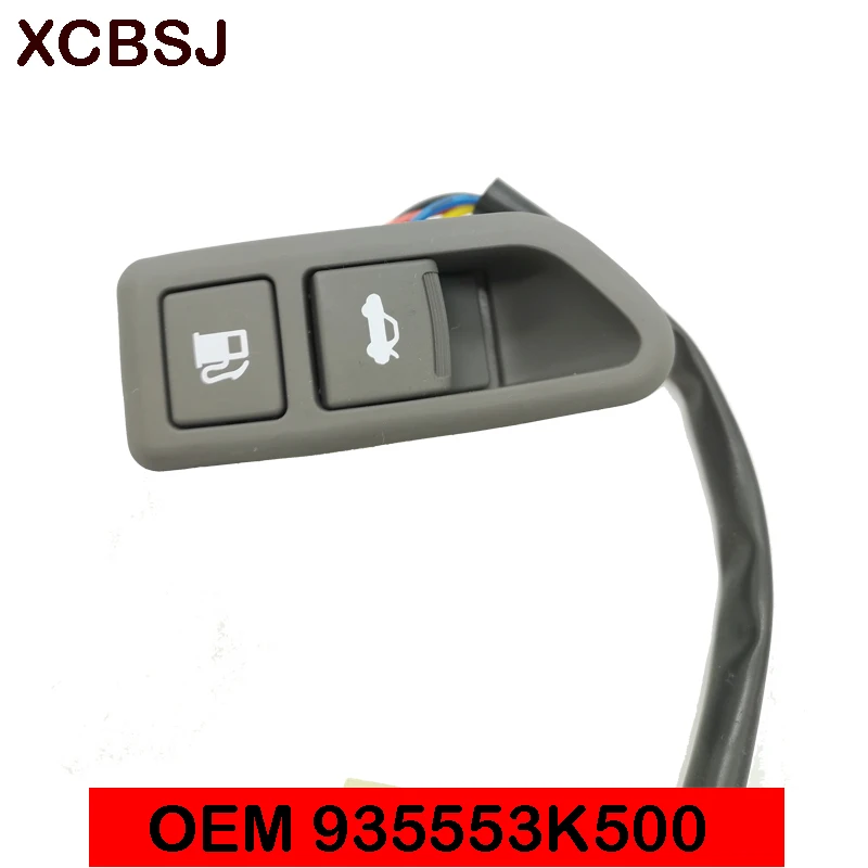 Для hyundai Sonata 2008-2010 переключатель крышки багажника кнопка открывания топливной двери серый OEM 935553K500 935553K500