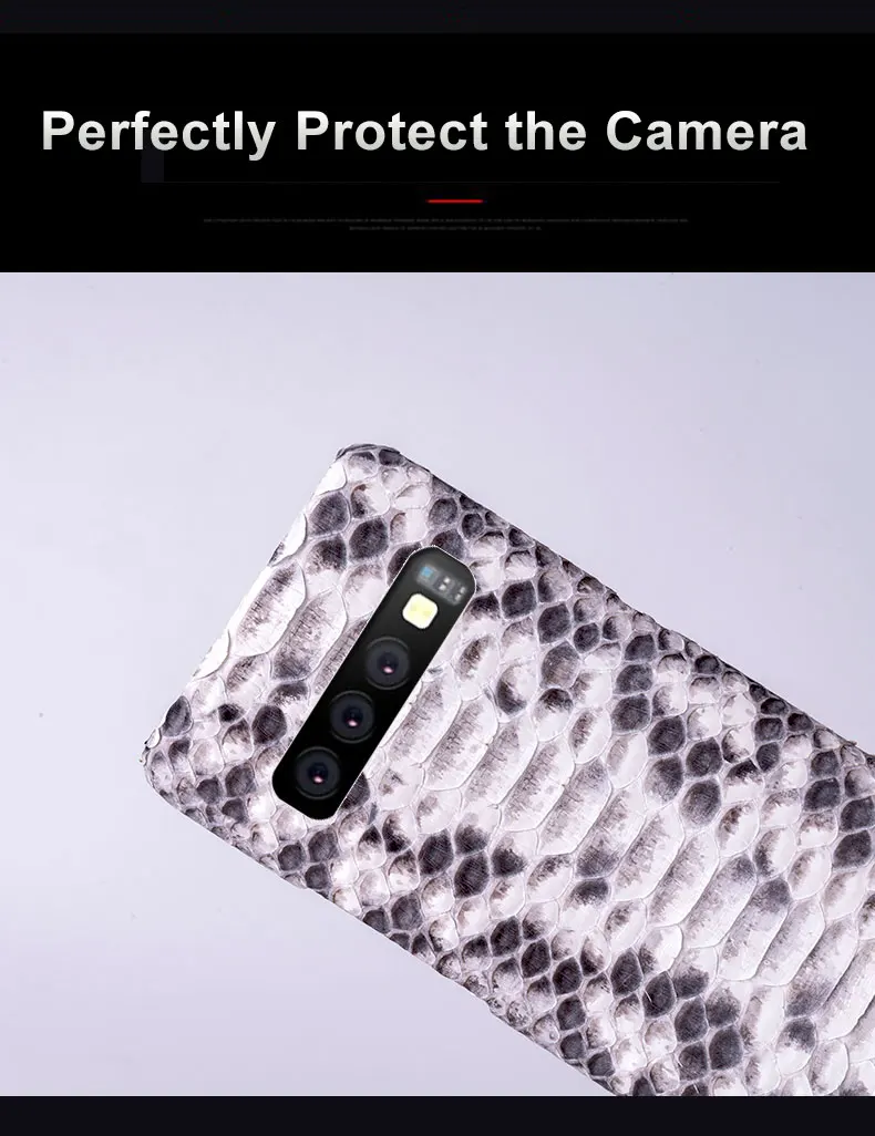 Натуральная кожа питона чехол для телефона для samsung Galaxy S6 S7 S8 S9 S10 Plus, Note 8, 9, 10, плюс класса люкс для A20 A30 A50 A70 A5 A7 A8 чехол
