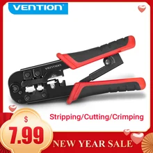 Vention RJ45 обжимной инструмент RJ45 сетевые режущие инструменты 8P RJ45 щипцы резак для зачистки плоскогубцы для модульных RJ12 RJ11 Обжимные Щипцы