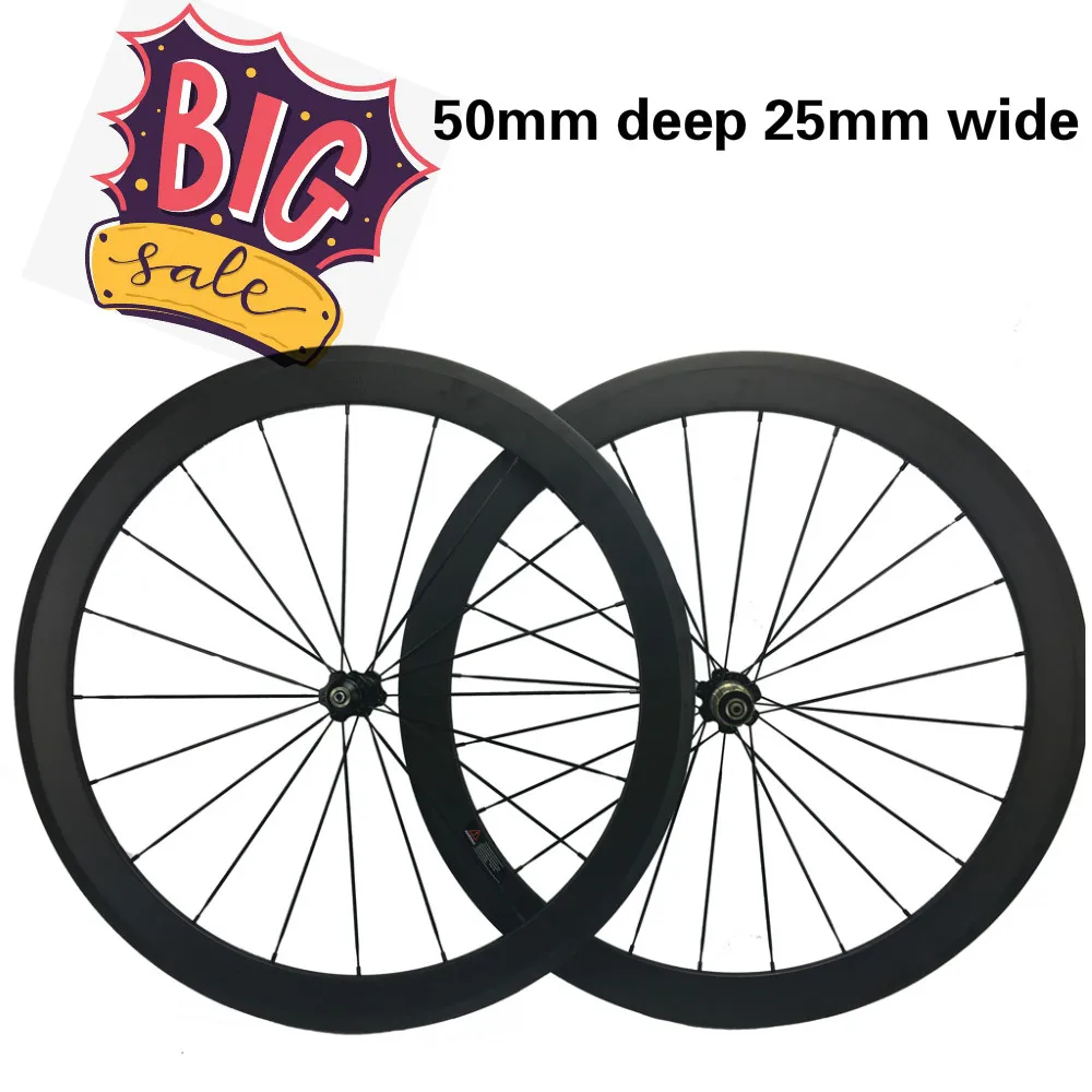 Perfect 50mmx25mm Carbon Road Wheel Set Tubular Clincher Wheel Novatec A271SBF372SB Flat/Aero Pillar 1432 Spokes Bike Wheel 1050 0