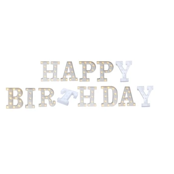 

Luminous Alphabet LED Letter Lights Creative Battery Night Lamp Romantic Birthday Party Room Letter Decoration Indoor Decor