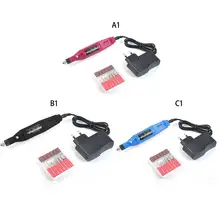 1 шт. Горячая Профессиональная маникюрная электрическая дрель пилка для дизайна ногтей РУЧКА НАБОР ИНСТРУМЕНТОВ электрические сверлильные машинки для ногтей