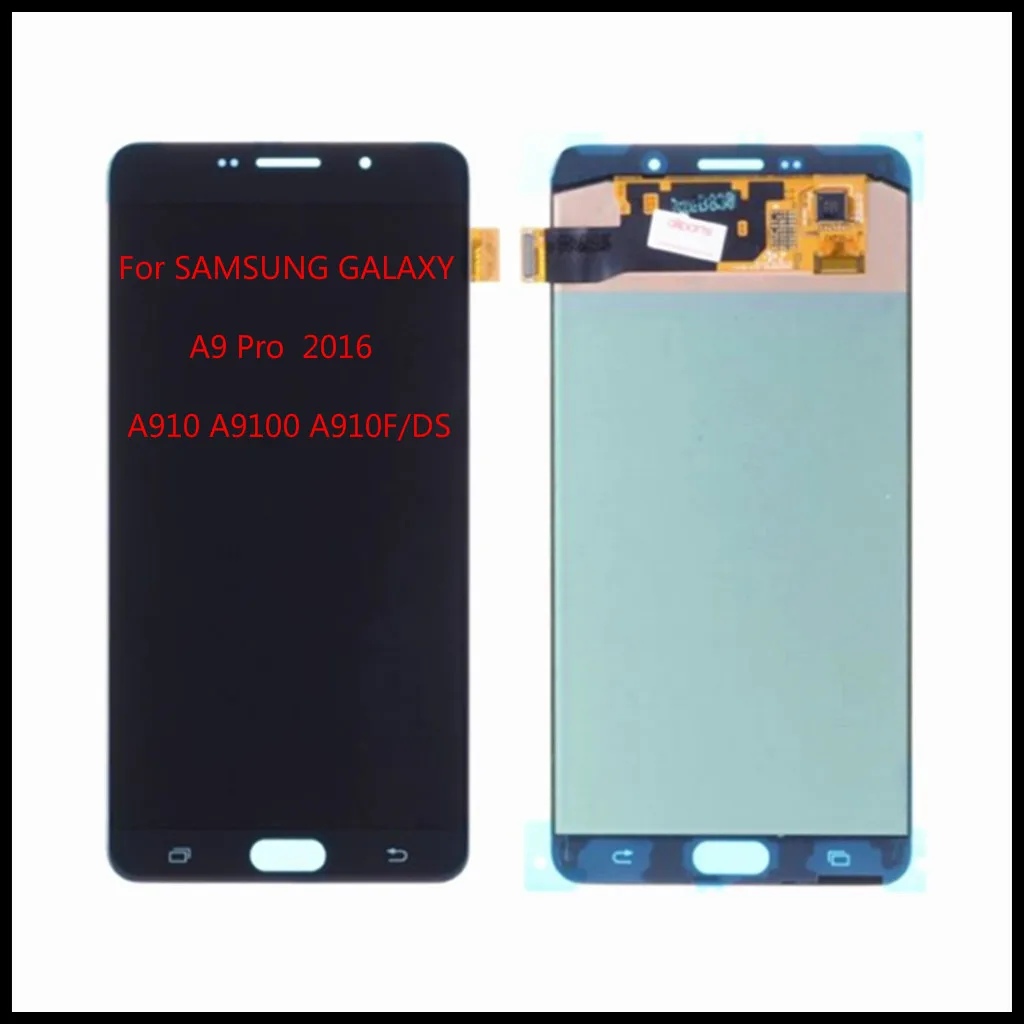 

AAA+++ Top quality For SAMSUNG GALAXY A9 Pro LCD 2016 A910 A9100 A910F/DS Display Touch Screen Replacement Free Tools