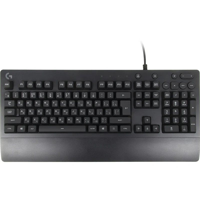 Клавиатура Logitech G213 Prodigy RGB черный USB Multimedia for gamer LED