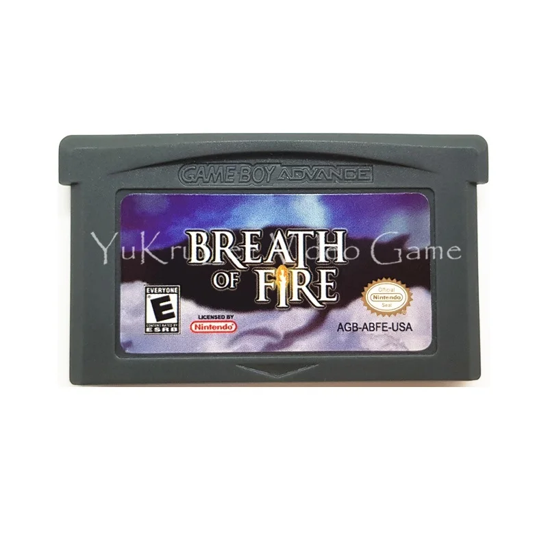 Breath of Fire US Серия break of Fire 32 Bit видеоигры картридж консольная карта для nintendo GBA серии консолей - Цвет: Breath of Fire US