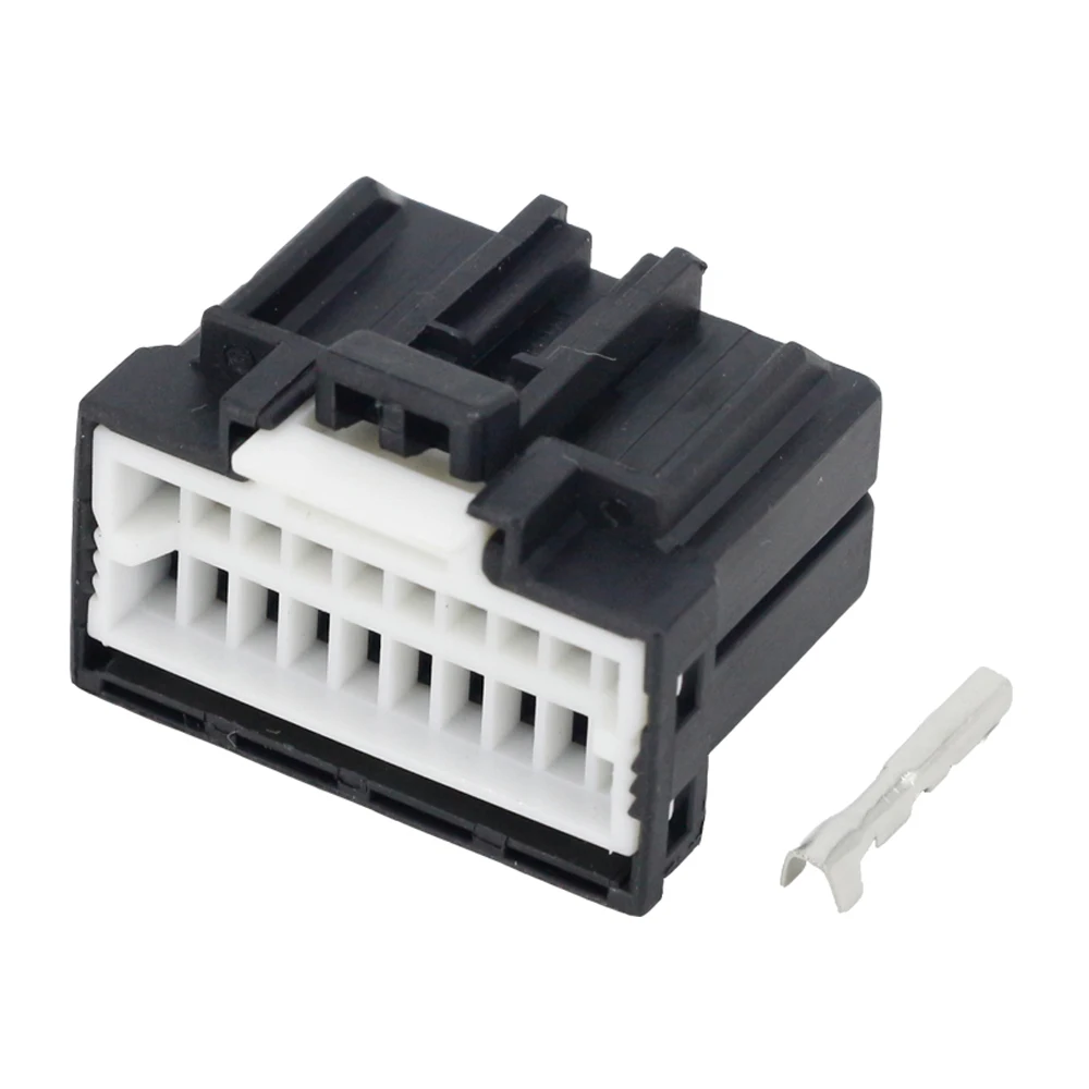 Cabo de Plugue Automotivo Preto Conector de Fiação com Terminais 1759672 Dj7201c1-21 20 Pin