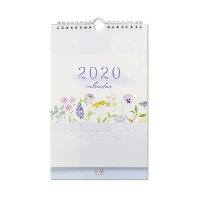 Fresh Wall Hanging Paper Calendar Memo Daily Schedule Planner Yearly Agenda