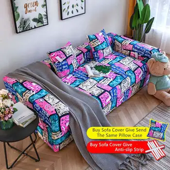 

1-4 Seaters Fashion Solid Color Recliner Sofa Covers Soft Elastic Couch Slipcovers Sofa Protector