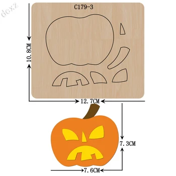 

New Halloween, pumpkin Wooden die Scrapbooking C-179-3 Cutting Dies Compatible with most die cutting machines