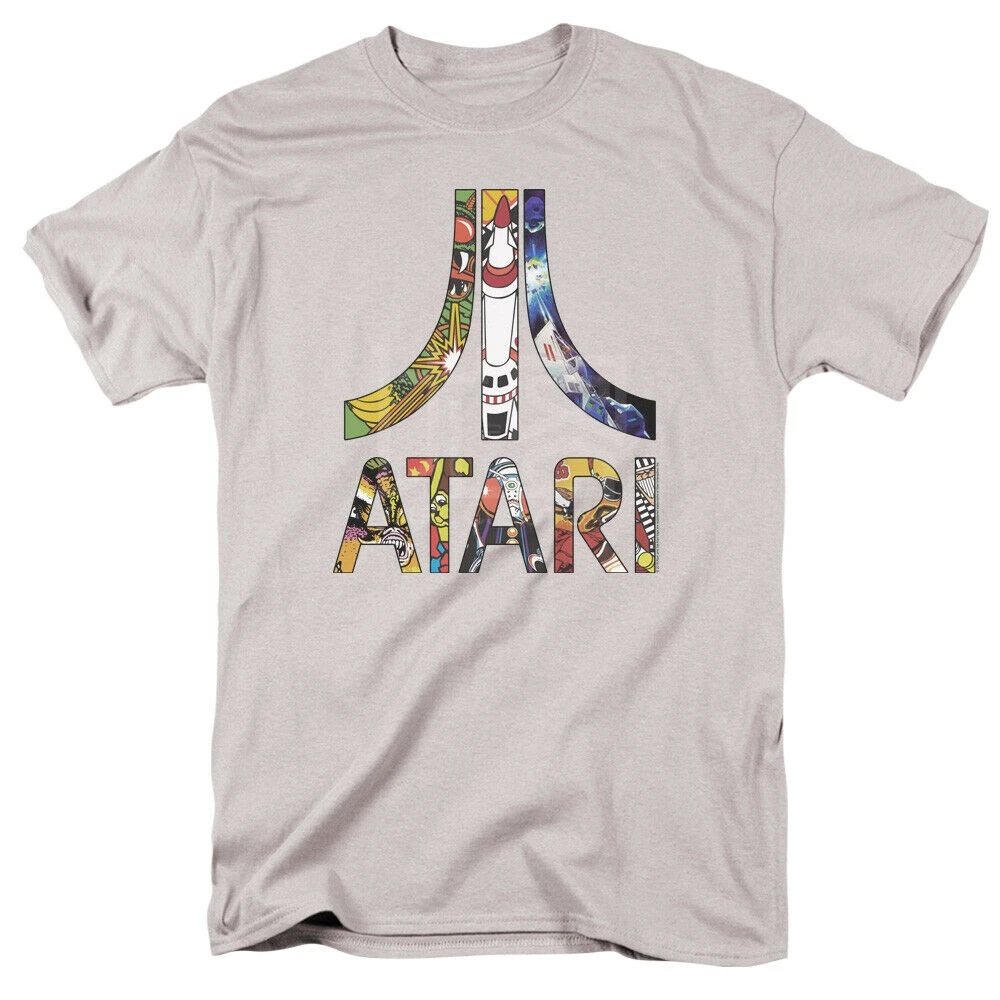 Atari Inset Art Licensed Adult T Shirt 2019 Fashion New Metal Band t-shirt Classic Logo Customized Print | Мужская одежда