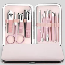 Nail Clippers, Beauty Scissors, Nail Tools, Stainless Steel Nine-piece Nail Clipper Set