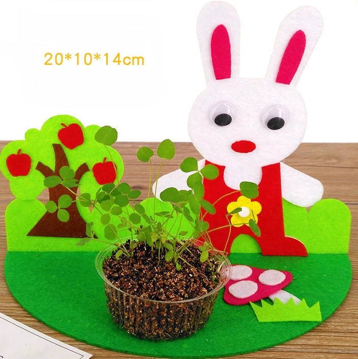 Happy Small Farm нетканые наклейки Детские DIY креативные производственные наборы ручной работы детские развивающие игрушки GYH