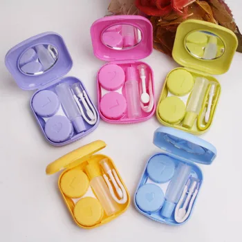 

Hot Portable Mini Contact Lens Case Box Travel Kit With Mirror Lenses Storage Holder Soaking Container CNT 66