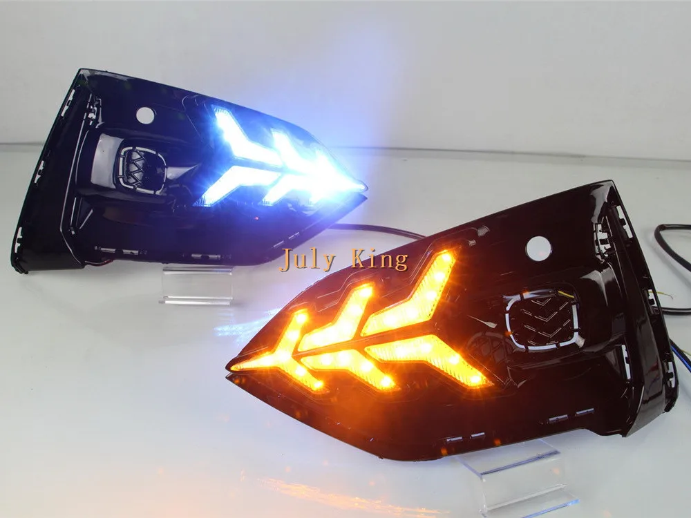 Чехол для дневных ходовых огней для Ford Focus ST Line Active+, Белый DRL+ Ice Blue Night DRL+ желтый стример поворотники