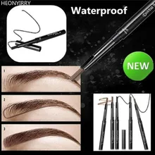 Тату карандаш для бровей, ТИНТ с Кисточка для бровей, косметический инструмент, натуральная Стойкая краска для бровей, Водостойкий карандаш для бровей