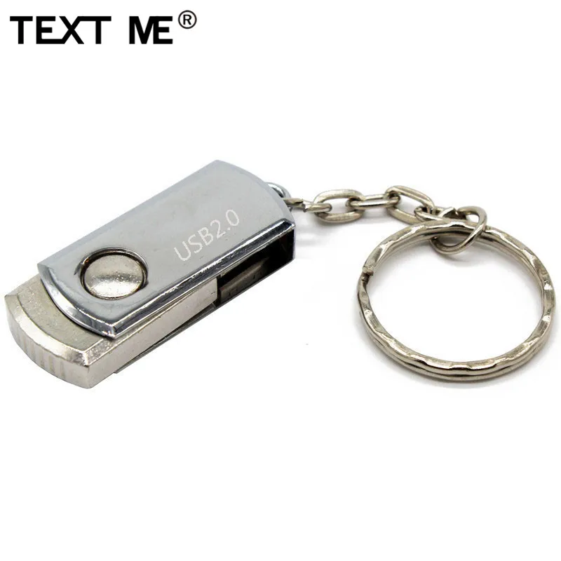 TEXT ME реальная емкость металлическая модель usb2.0 4 ГБ 8 ГБ 16 ГБ 32 ГБ флеш-накопитель USB флеш-накопитель 64 Гб креативная флешка