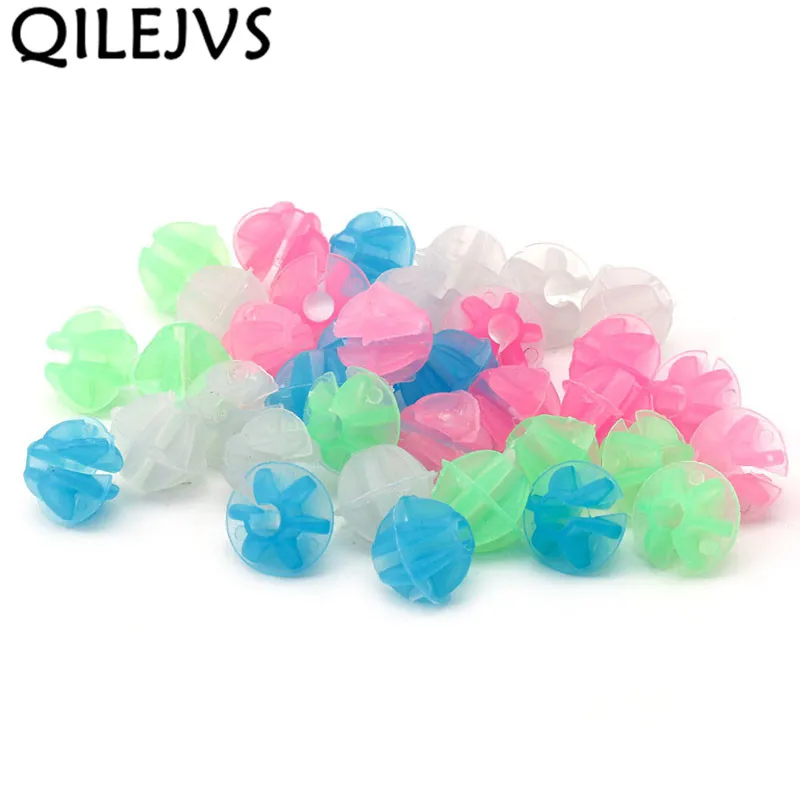 QILEJVS 36X красочные пластиковые Велосипедное колесо клип светящиеся бусины велосипедные декоры