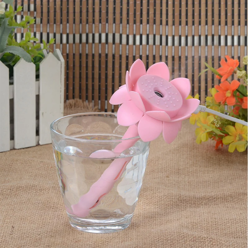 

Portable Lotus Air Humidifier USB Aroma Diffuser Car Mist Maker Ultrasonic Humidifiers Diffusers for Home Office