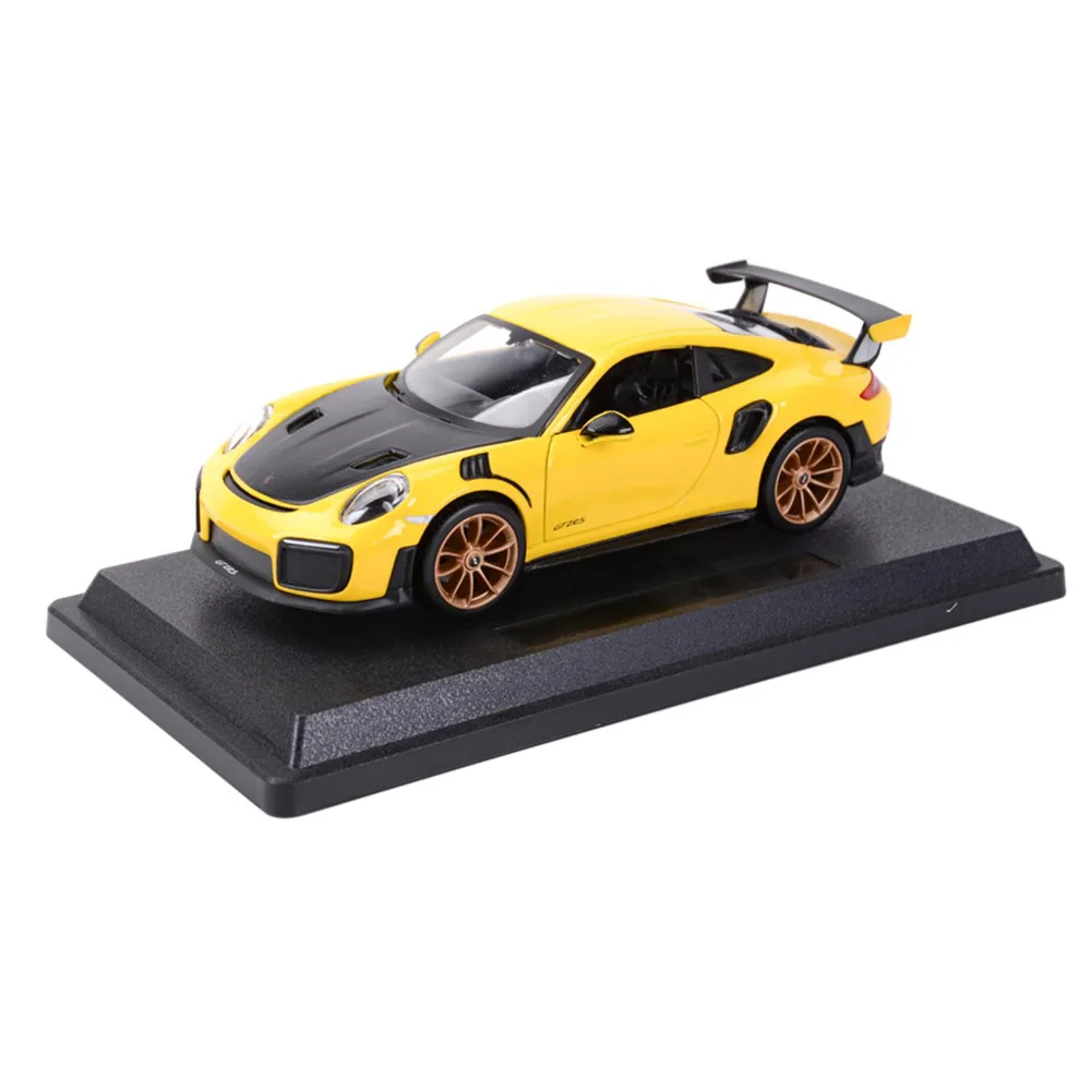 Maisto 1/24 1:24 2018 Porsche 911 GTS RS Supercar спортивный гоночный автомобиль литой Дисплей модель