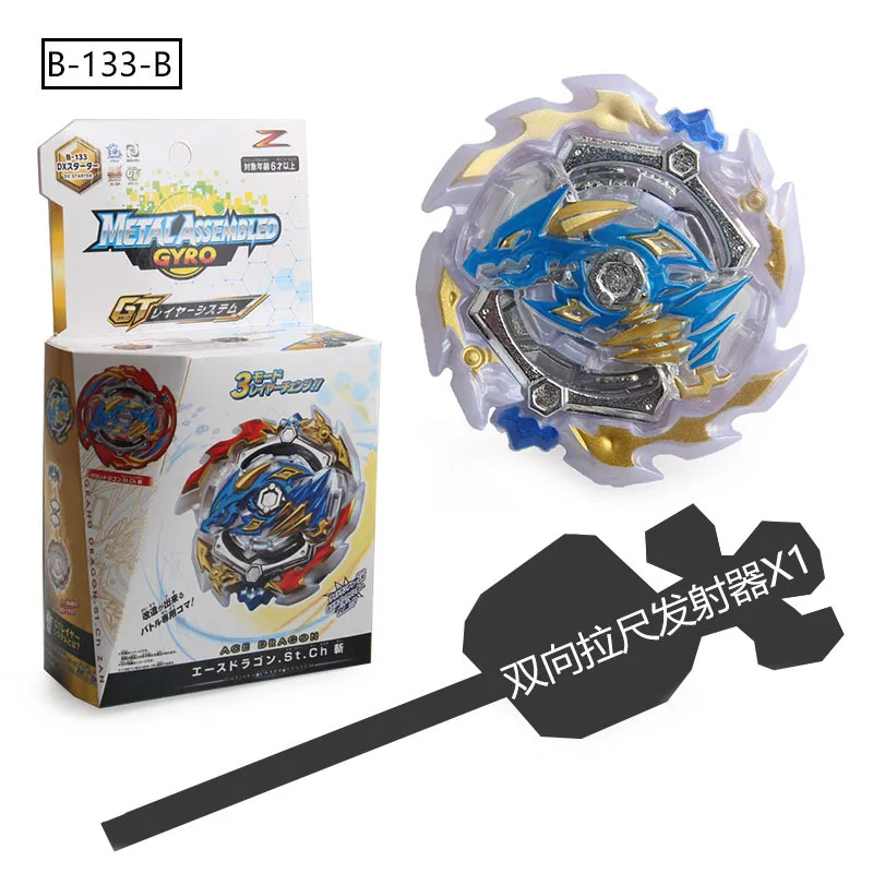 

Takara Tomy Beyblade Burst GT B-133 Ace Dragonyro Burst Gyroscope Toy Gyro Launcher High Performance Battling Top Spinning Tops