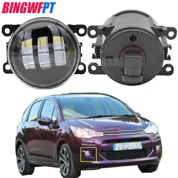 

2pcs/pair Fog Lamp Assembly Super Bright LED Fog Lights For Citroen C3 FC Hatchback 2005-2010 For Citroen C4 I LC 2004-2010