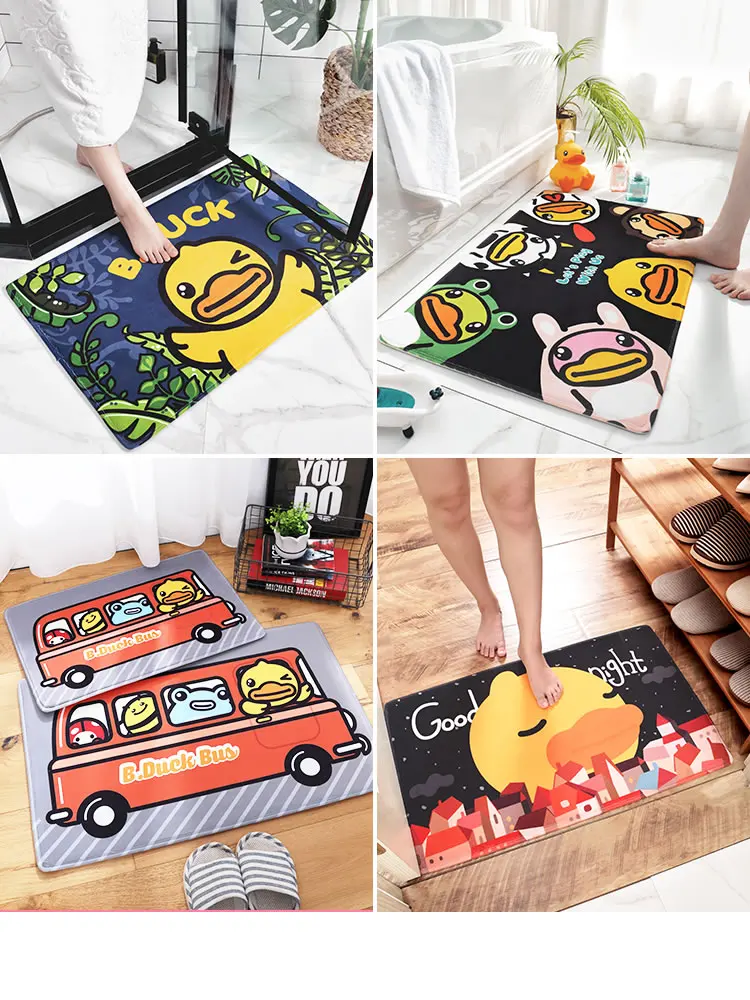 Дверной коврик Вакуумная присоска для ванной комнаты двери ванной коврик мат для ванной